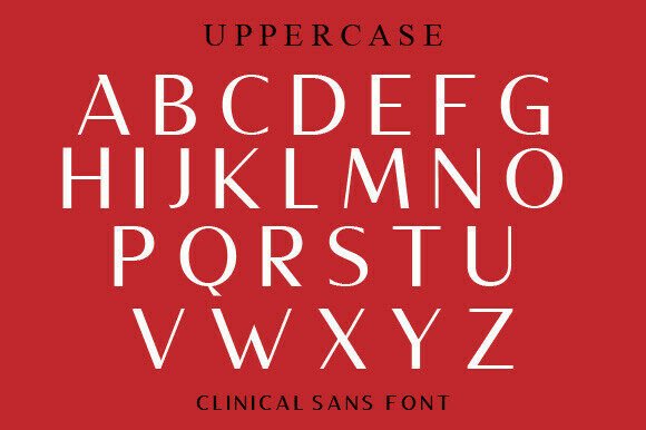 Clinical Font - Preview 2
