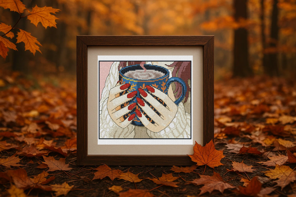 Cozy Autumn Cross Stitch Pattern