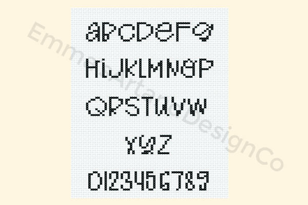 Cross Stitch Alphabet Pattern