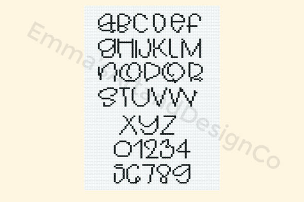 Cross Stitch Alphabet Pattern