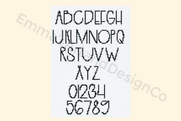 Cross Stitch Alphabet Pattern