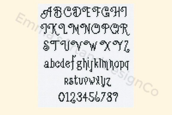 Cross Stitch Alphabet Pattern