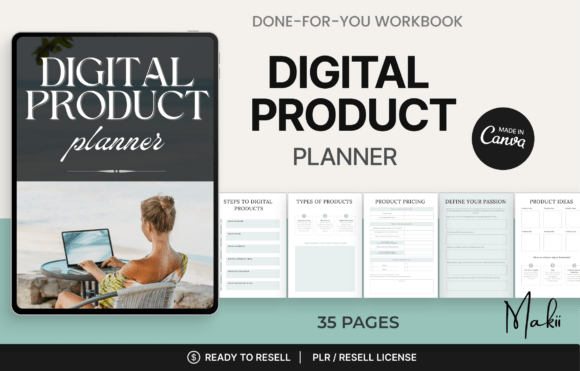 Digital Product Planner, Canva EBook