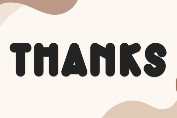 Donut Font - Preview 6