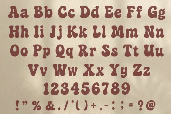 Groovy Xmas Font - Preview 1