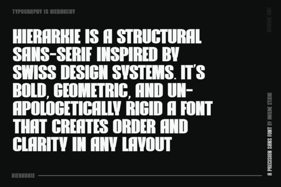 Hierarkie Font PNG with transparent background - Preview 1