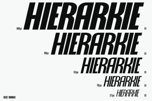Hierarkie Font PNG with transparent background - Preview 5