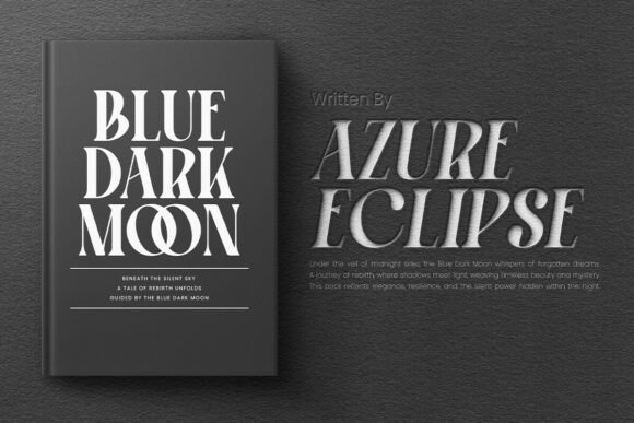 Lux Moon Font PNG with transparent background - Preview 6