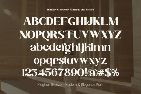 Meghan Breeze Font PNG with transparent background - Preview 5