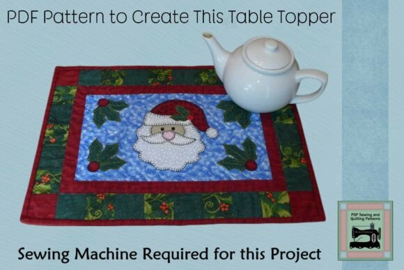 PDF Pattern for Santa Table Decor
