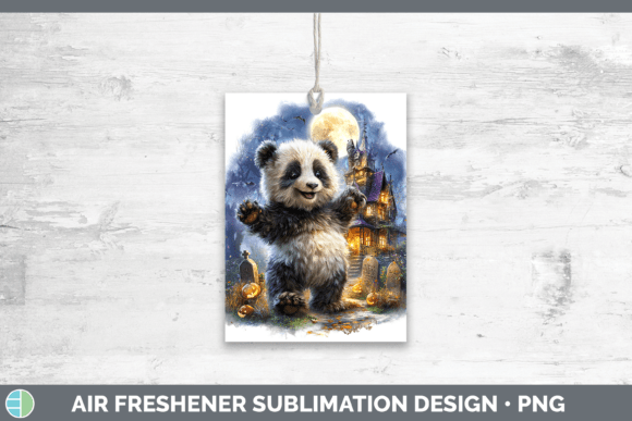 Panda Bear Air Freshener Safari Haunted Graphic Crafts By Enliven Designs