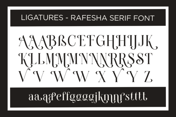 Rafesha Font PNG with transparent background - Preview 2