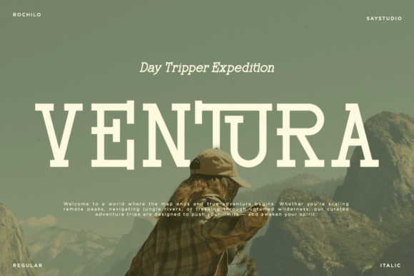 Rochilo Font PNG with transparent background - Preview 3