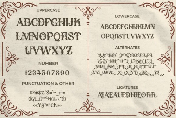 Royal Archduke Font font preview - 5