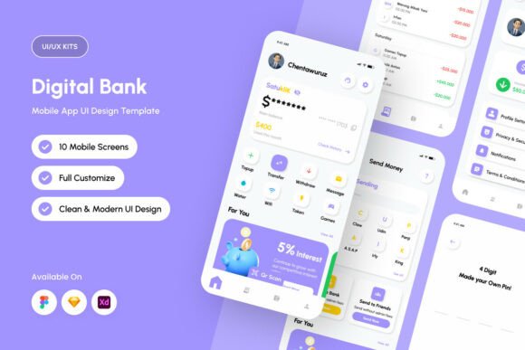 SatukliK - Digital Bank App Design