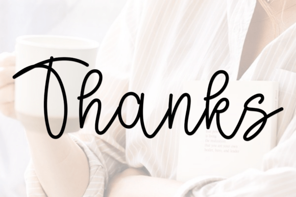 Signature Handmade Font PNG with transparent background - Preview 2