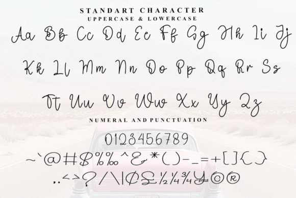 Signature Handmade Font PNG with transparent background - Preview 4