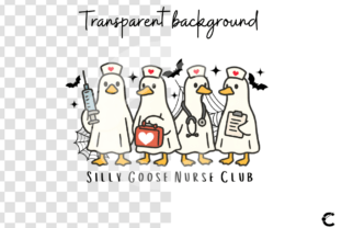 Silly Goose Nurse Club Halloween Graphic by Crimson Rain Digital ...