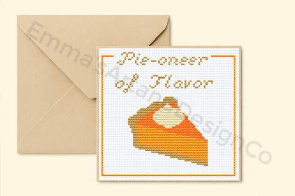 Thanksgiving Card Cross Stitch Pattern