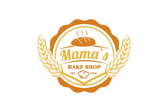Vintage Retro Bakery Bake Shop Label
