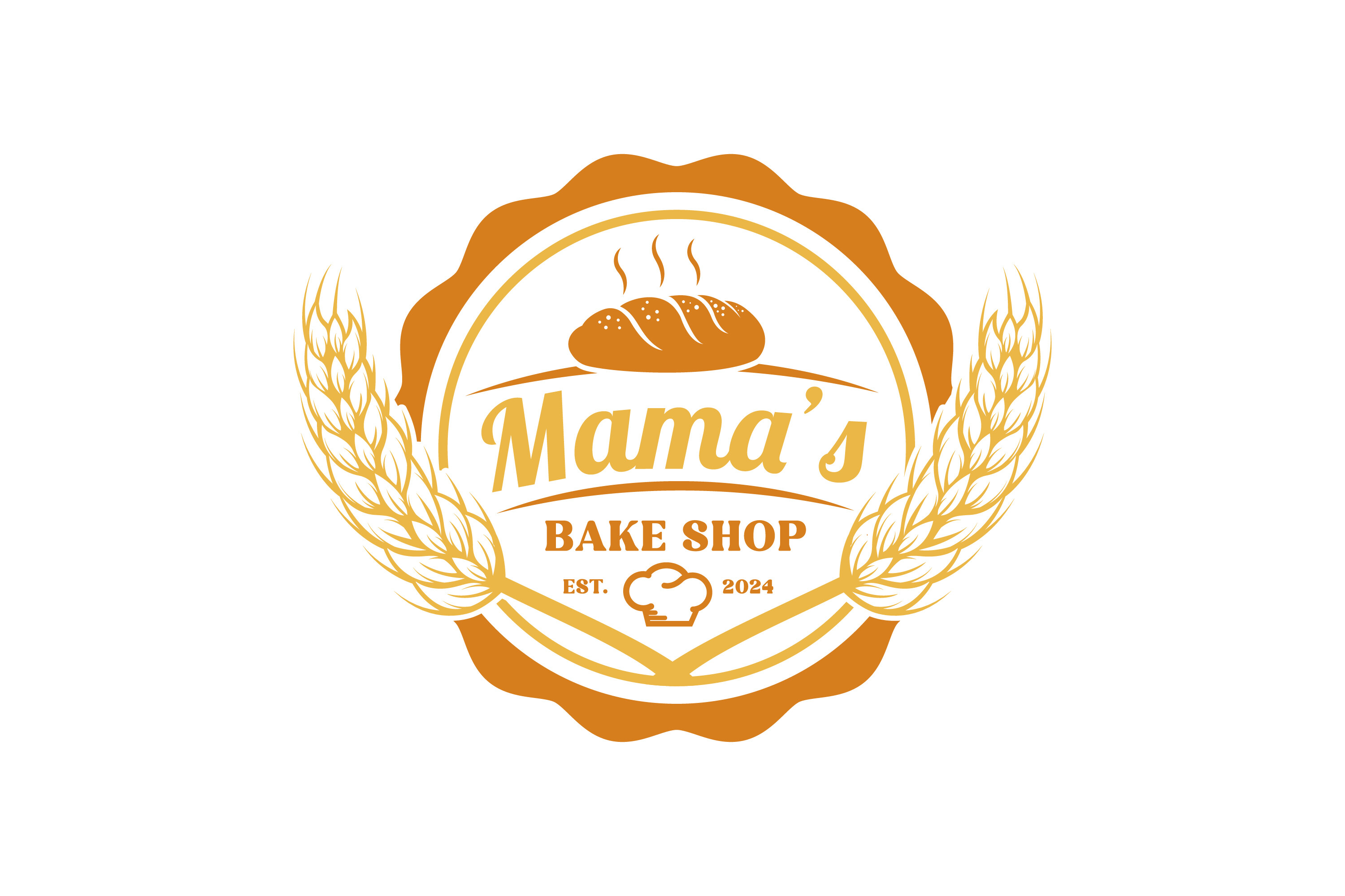 Vintage Retro Bakery Bake Shop Label