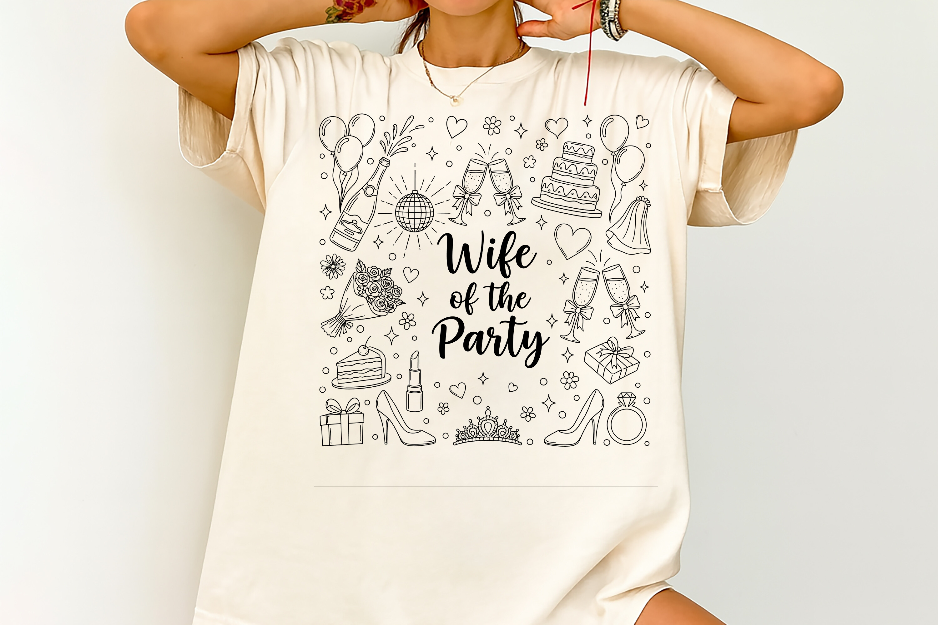 Wife of the Party Bachelorette Wedding