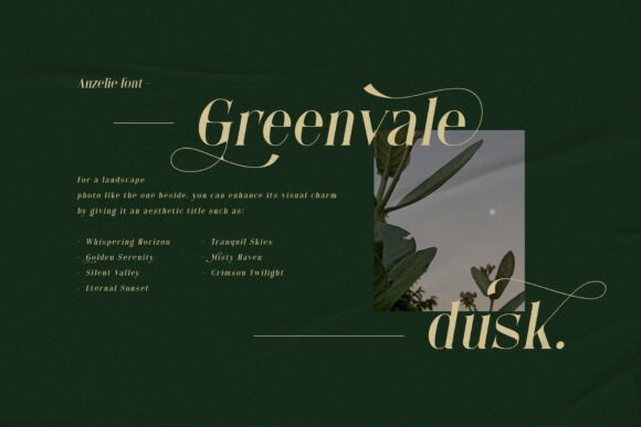 Anzelie Font - Preview 2