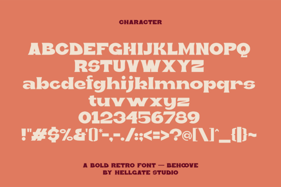 Behoove Font - Preview 2