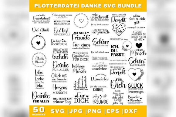 Best Friends SVG | German Sayings Bundle