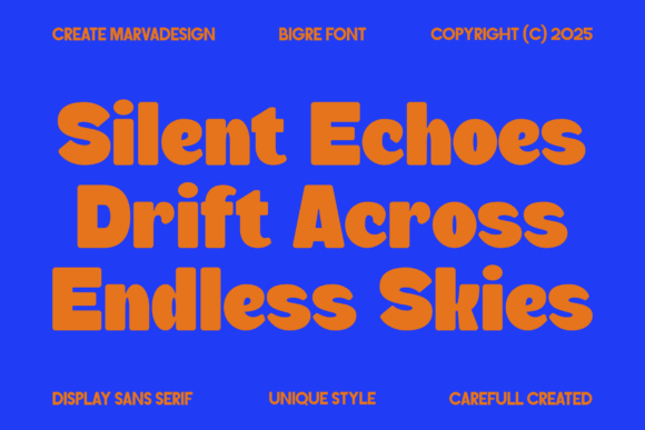 Bigre Font - Preview 2