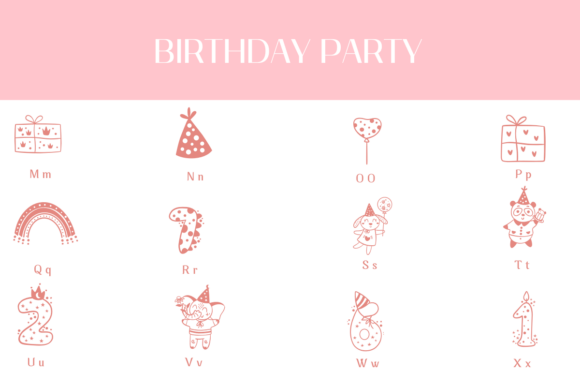 Birthday Party Font - Preview 2