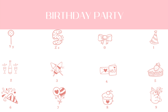 Birthday Party Font - Preview 3