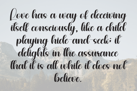 Blushing Font - Preview 4