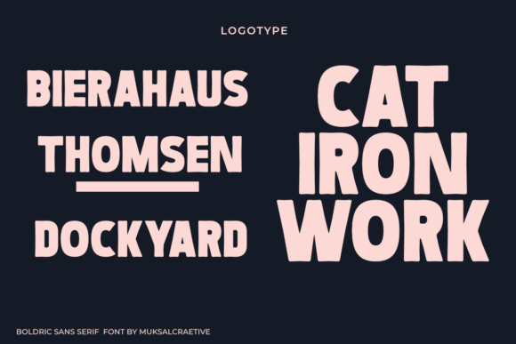 Boldric Font - Preview 5