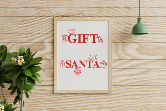 Christmas Dingbat Font PNG with transparent background - Preview 3