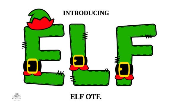 Christmas Elf Font - Preview 1