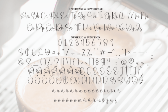 Coffee Font - Preview 6