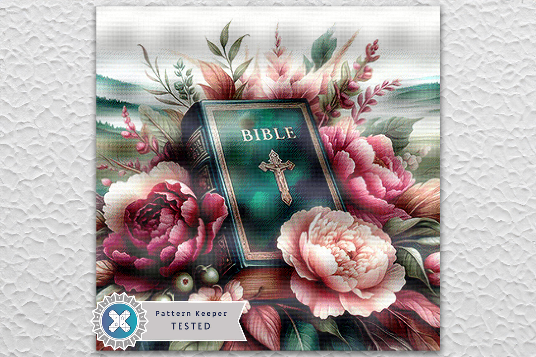 Cross Stitch Pattern PDF Peony Bible