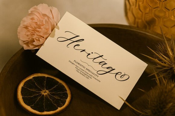 Dearly Heart Font - Preview 1