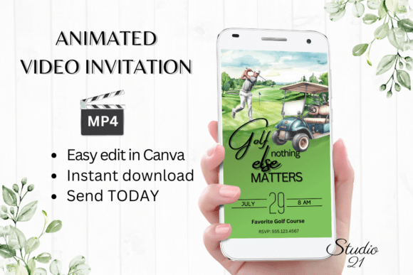 Digital Golf Invitation
