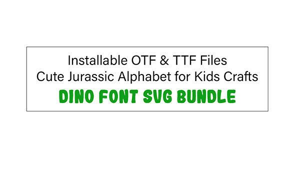Dino Font - Preview 1