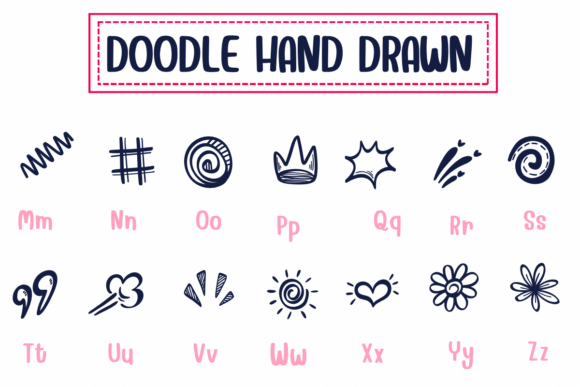 Doodle Hand Drawn Font - Preview 2