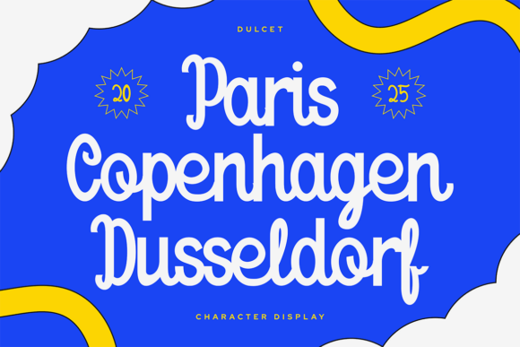 Dulcet Font PNG with transparent background - Preview 1