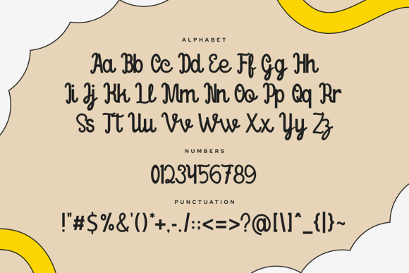 Dulcet Font PNG with transparent background - Preview 2