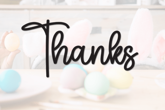 Easter Baseball Font - Preview 5
