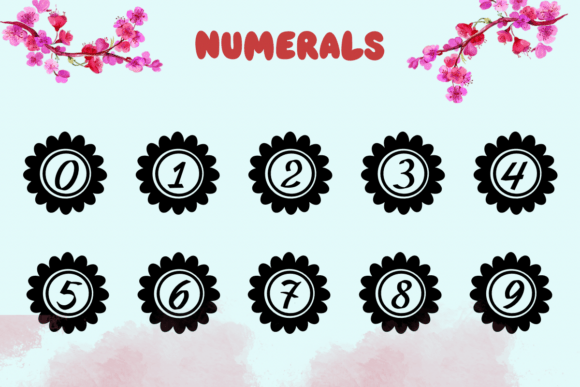 Flower Alphabet Font - Preview 3