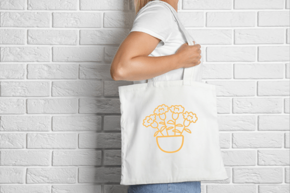 Flower Glow Font PNG with transparent background - Preview 5
