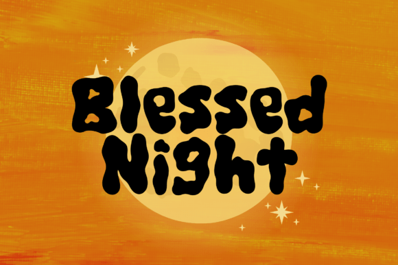 Fungky Drip Font Font PNG with transparent background - Preview 2