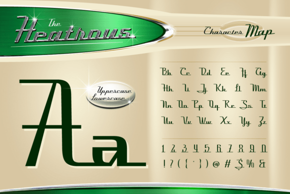 Heatrous Font PNG with transparent background - Preview 1