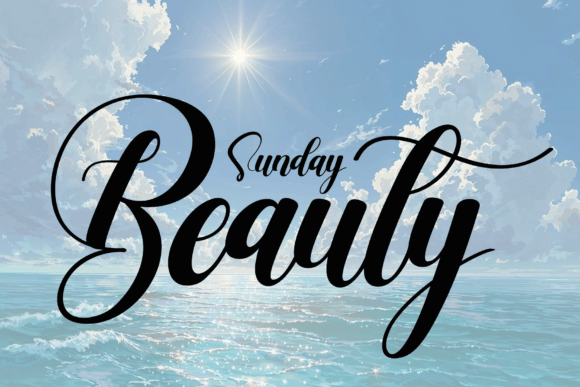 Hunting Calianda Font PNG with transparent background - Preview 1
